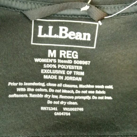 NEW L.L.Bean Mountain Windproof High Pile Fleece Coat Size M#2086 - Picture 9 of 10